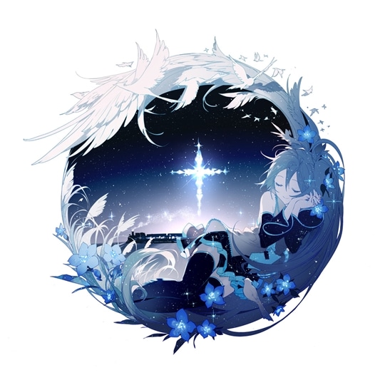 初音ミク×Rella アクリルスタンド【銀河鉄道の夜】