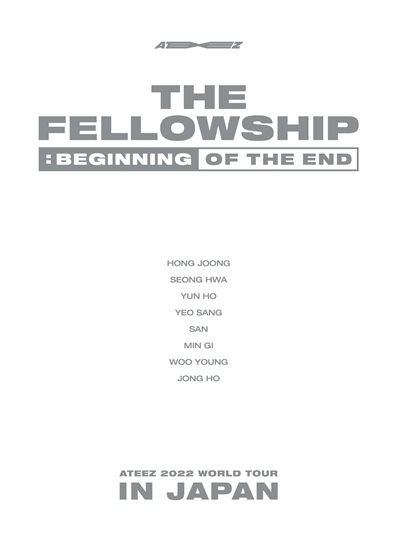 【Blu-ray】ATEEZ 2022 WORLD TOUR [THE FELLOWSHIP : BEGINNING OF THE END] IN JAPAN
