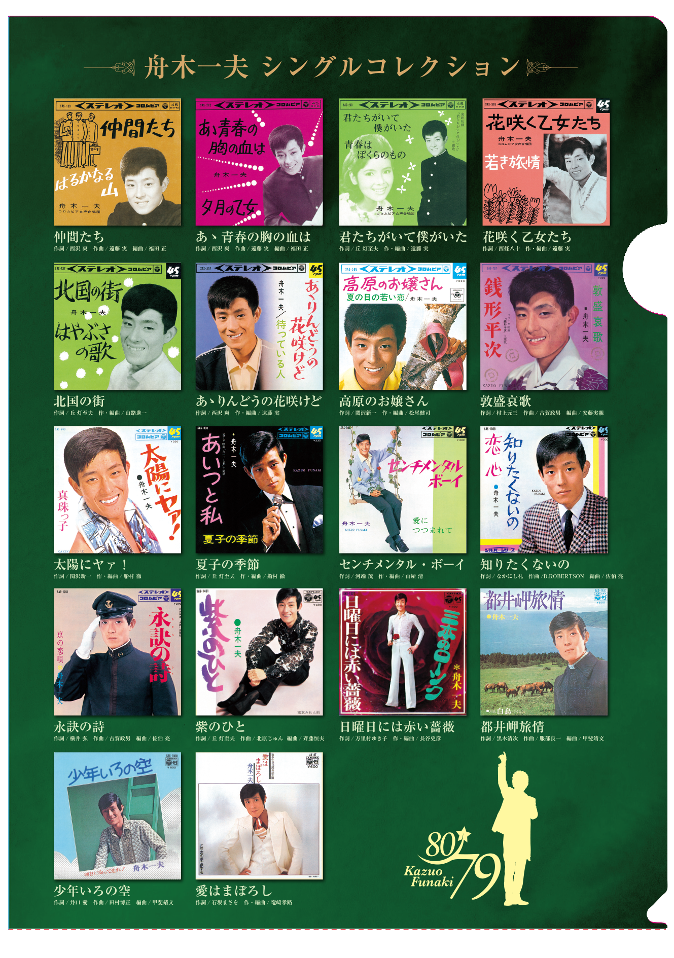 舟木一夫全曲集 2025: 商品カテゴリー | 舟木一夫 | CD/DVD/Blu-ray